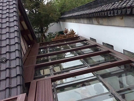  阳光房专用铝合金天幕棚(图4)